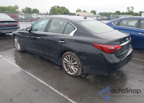 2020 Infiniti Q50 Luxe z USA, uszkodzony, nr VIN JN1EV7AP3LM207722